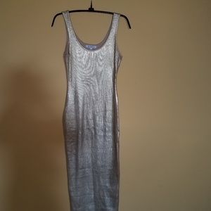 Hera Collection Gold Fitted Tank Dress